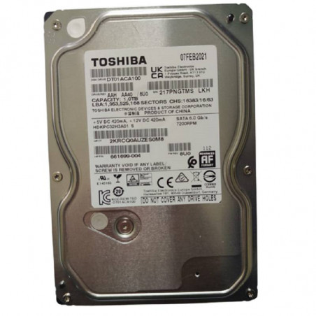 Disco duro interno Toshiba 1Tera sata3 3.5"
