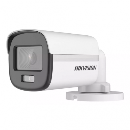 Camara Hikvision Bullet 1080p Colorvu LF 2.8mm Luz Blanca 20mt IP67