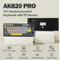 Teclado Mecánico Ajazz AK280 Pro Wireless/BT/USB 75%